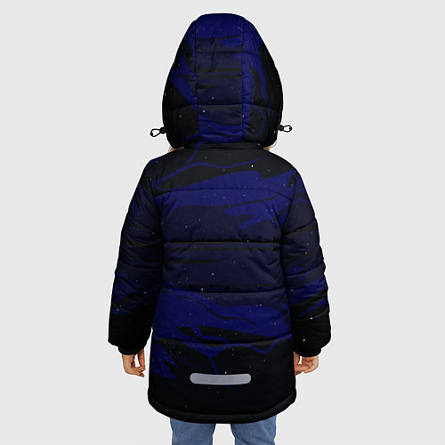 Зимняя куртка для девочки Among Us x Resident Evil / 3D-Черный – фото 4