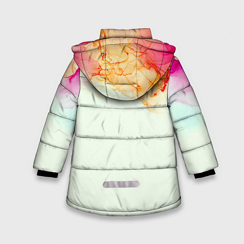 Зимняя куртка для девочки Magic New Year / 3D-Светло-серый – фото 2