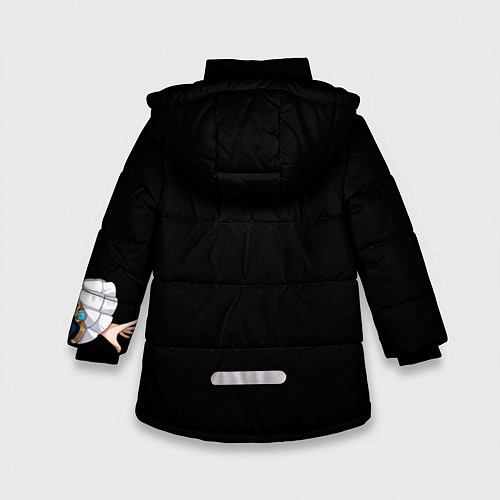 Зимняя куртка для девочки GENSHIN IMPACT / 3D-Светло-серый – фото 2