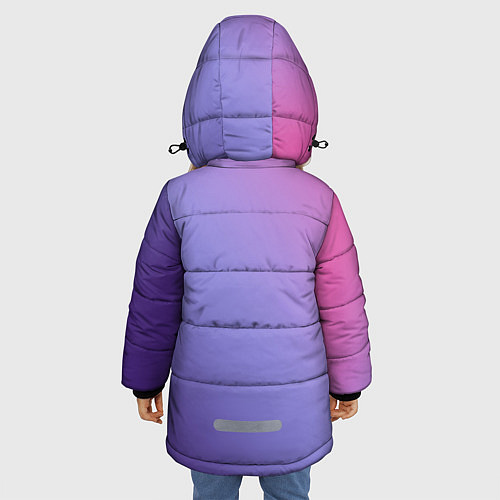 Зимняя куртка для девочки Genshin Impact / 3D-Черный – фото 4