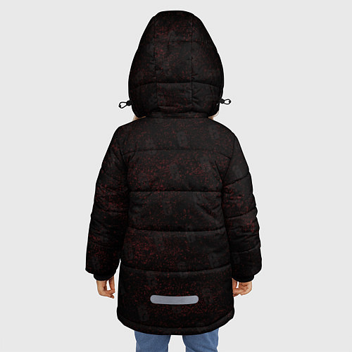 Зимняя куртка для девочки Fuze / 3D-Черный – фото 4