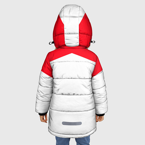 Зимняя куртка для девочки Учёба-Химия / 3D-Черный – фото 4