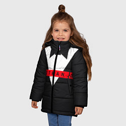 Куртка зимняя для девочки Hitman III, цвет: 3D-черный — фото 2