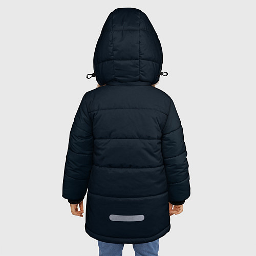 Зимняя куртка для девочки Космо ROCK / 3D-Черный – фото 4