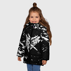 Куртка зимняя для девочки Velial Squad, цвет: 3D-черный — фото 2