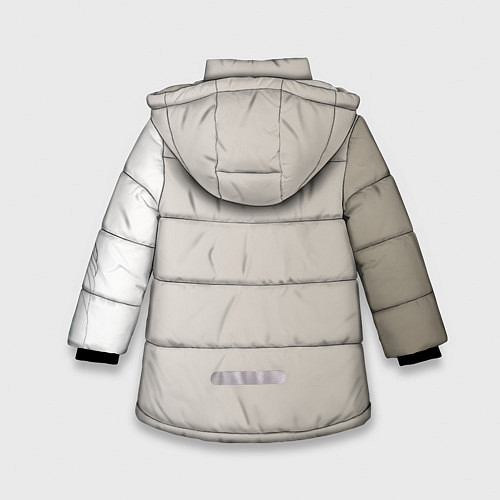 Зимняя куртка для девочки Доктор Стоун / 3D-Светло-серый – фото 2