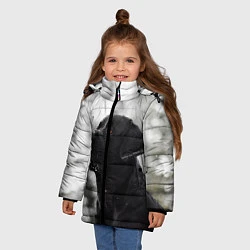 Куртка зимняя для девочки Лабрадор Марк, цвет: 3D-красный — фото 2