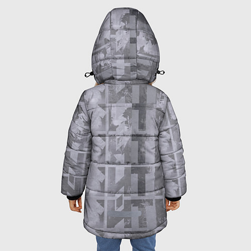 Зимняя куртка для девочки Ваня Дмитриенко / 3D-Черный – фото 4