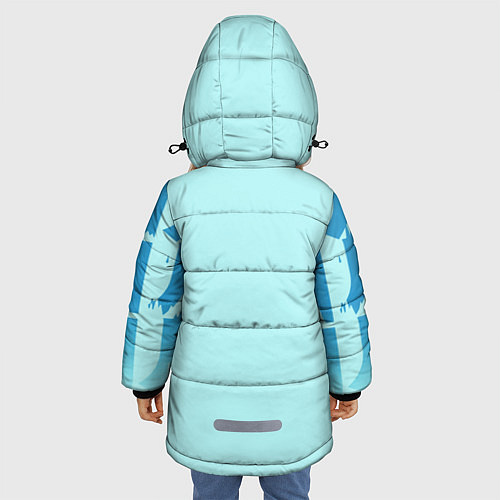 Зимняя куртка для девочки ВАЛОРАНТ / 3D-Черный – фото 4
