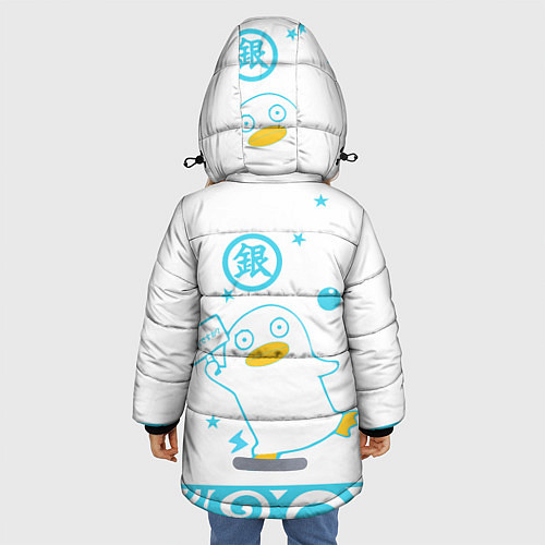 Зимняя куртка для девочки Gintama / 3D-Черный – фото 4