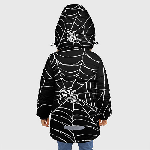 Зимняя куртка для девочки Little Nightmares / 3D-Черный – фото 4