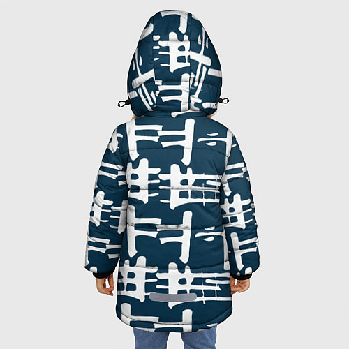 Зимняя куртка для девочки Toyota / 3D-Черный – фото 4