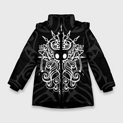 Куртка зимняя для девочки HOLLOW KNIGHT ХОЛЛОУ НАЙТ, цвет: 3D-черный