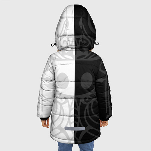 Зимняя куртка для девочки HOLLOW KNIGHT ХОЛЛОУ НАЙТ / 3D-Черный – фото 4