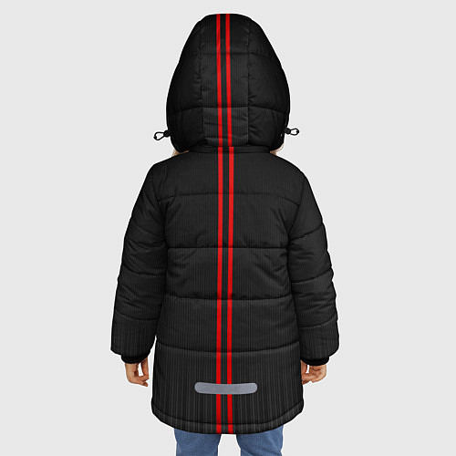 Зимняя куртка для девочки TOYOTA PASSION FOR LIFE / 3D-Черный – фото 4