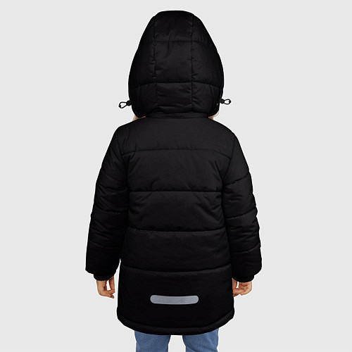 Зимняя куртка для девочки Gas Monkey Garage / 3D-Черный – фото 4