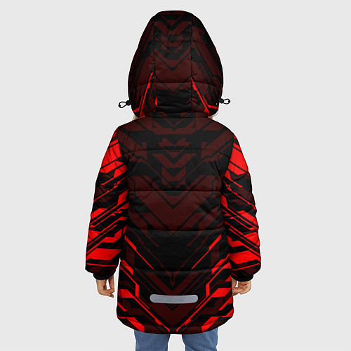 Зимняя куртка для девочки КОД ГИАС CODE GEASS / 3D-Черный – фото 4