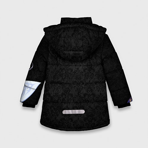 Зимняя куртка для девочки Genshin Impact KEQING / 3D-Светло-серый – фото 2