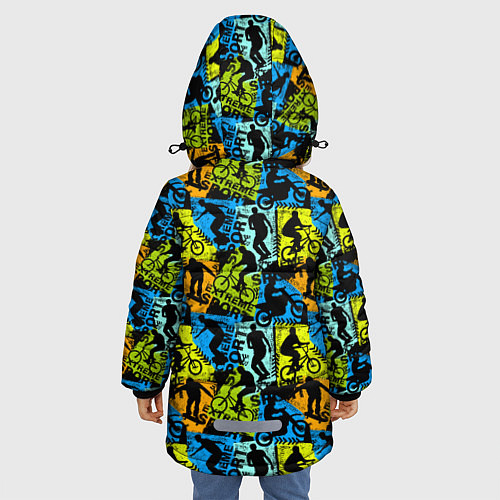 Зимняя куртка для девочки Extreme / 3D-Черный – фото 4
