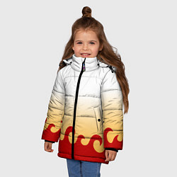 Куртка зимняя для девочки ШИНДЖУРО РЕНГОКУ KNY, цвет: 3D-черный — фото 2