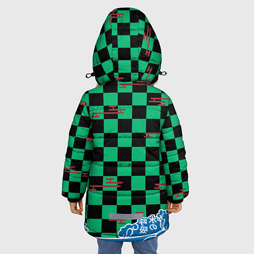 Зимняя куртка для девочки ТАНДЖИРО ФОРМА / 3D-Черный – фото 4
