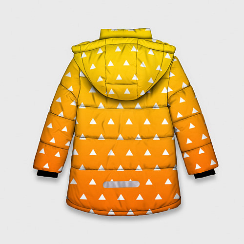 Зимняя куртка для девочки ЗЕНИЦУ ZENITSU / 3D-Светло-серый – фото 2