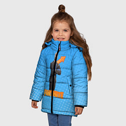 Куртка зимняя для девочки Fortnite - Stonks, цвет: 3D-черный — фото 2