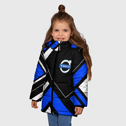 Куртка зимняя для девочки Volvo Personvagnar, цвет: 3D-черный — фото 2