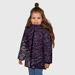 Куртка зимняя для девочки SYMBOL, цвет: 3D-черный — фото 2