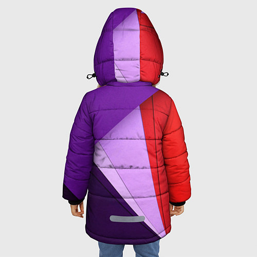 Зимняя куртка для девочки ORIGAMI / 3D-Черный – фото 4