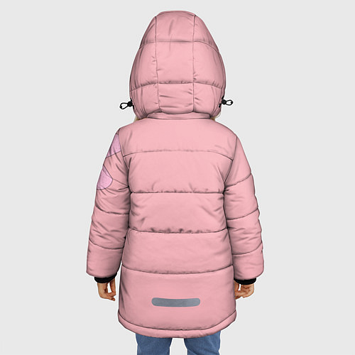 Зимняя куртка для девочки Sticker boom! / 3D-Черный – фото 4
