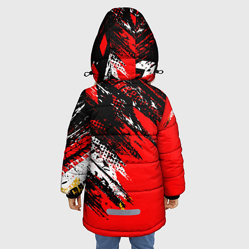 Зимняя куртка для девочки PORSCHE ПОРШЕ ГРАНЖ / 3D-Черный – фото 4