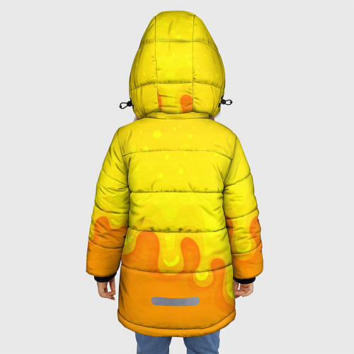 Зимняя куртка для девочки D j Cat Кот диджей / 3D-Черный – фото 4
