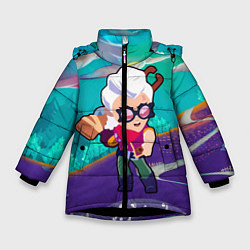 Куртка зимняя для девочки Белль Belle Brawl Stars, цвет: 3D-черный