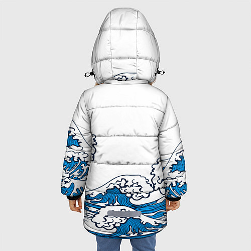 Зимняя куртка для девочки ONE PIECE ВАН ПИС МОРЕ / 3D-Черный – фото 4
