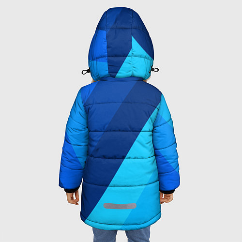 Зимняя куртка для девочки Бернарду Силва Манчестер Сити / 3D-Черный – фото 4