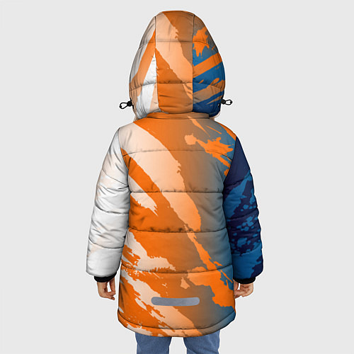 Зимняя куртка для девочки Туристическая рыбалка / 3D-Черный – фото 4