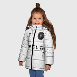 Куртка зимняя для девочки INTER MIAMI FC TESLA KIT, цвет: 3D-черный — фото 2