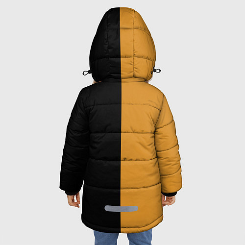 Зимняя куртка для девочки Brakebills University / 3D-Черный – фото 4