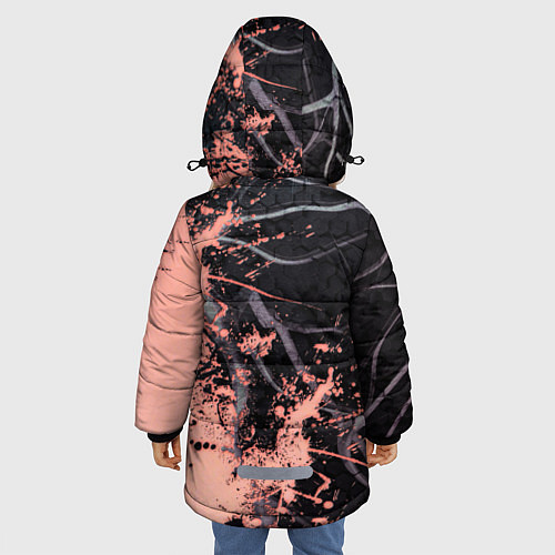 Зимняя куртка для девочки MGR - Nanomachines Son / 3D-Черный – фото 4