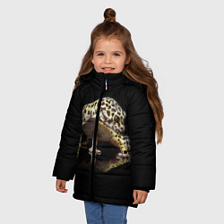 Куртка зимняя для девочки ЭУБЛЕФАР EUBLEPHARIS, цвет: 3D-красный — фото 2