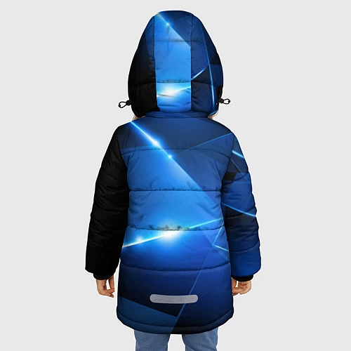 Зимняя куртка для девочки Subaru / 3D-Черный – фото 4