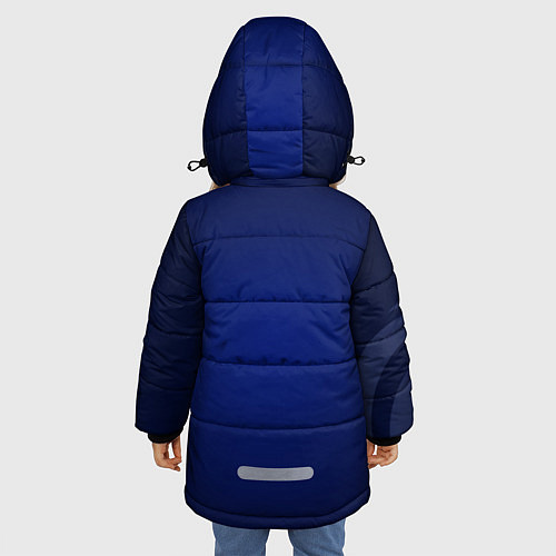 Зимняя куртка для девочки Сборная Франции / 3D-Черный – фото 4