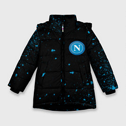 Куртка зимняя для девочки Napoli, цвет: 3D-черный