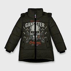 Куртка зимняя для девочки GANGSTER, цвет: 3D-черный