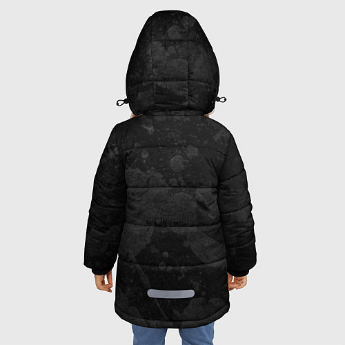 Зимняя куртка для девочки Dying light мутант / 3D-Черный – фото 4
