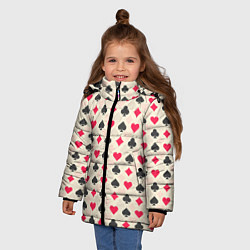 Куртка зимняя для девочки Масти, цвет: 3D-красный — фото 2