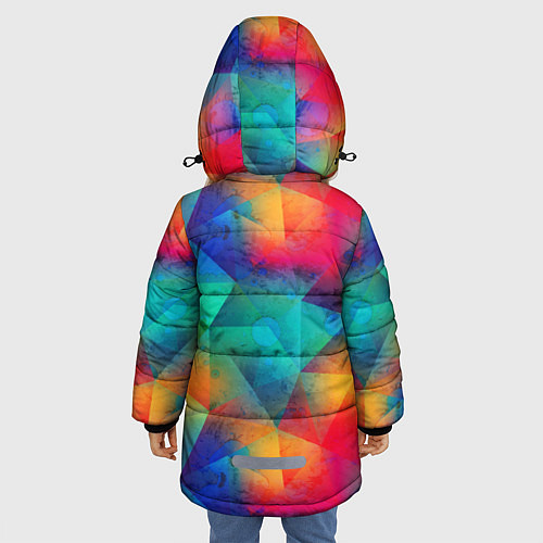 Зимняя куртка для девочки Грифф Griff Brawl Stars / 3D-Черный – фото 4