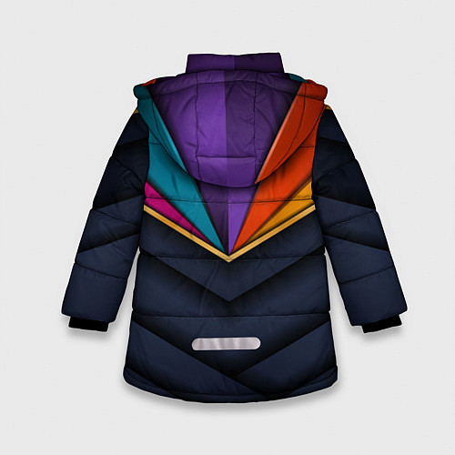 Зимняя куртка для девочки Базз Buzz Brawl Stars / 3D-Светло-серый – фото 2