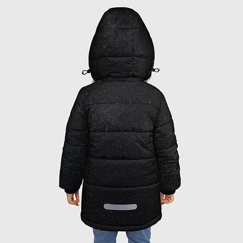 Зимняя куртка для девочки Looking into the abyss / 3D-Черный – фото 4